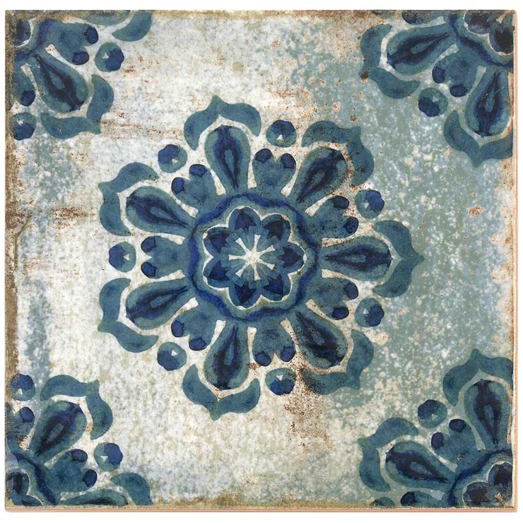 Angela Harris Dunmore Vechio Décor 8x8 Ceramic Tile