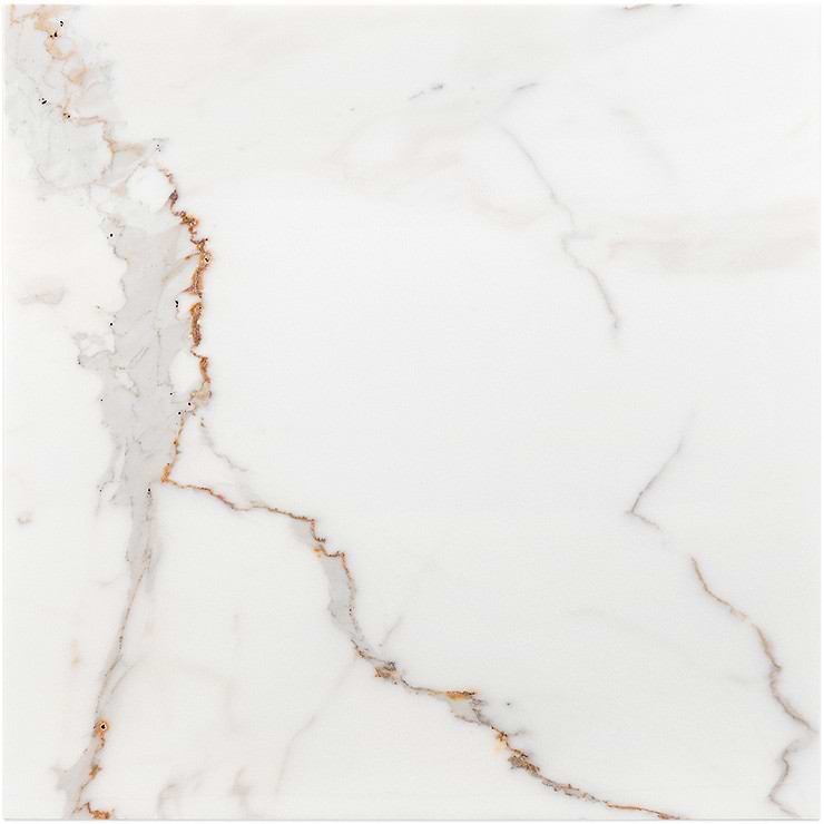 Calacatta Oro 18x18 Polished Marble Tile 