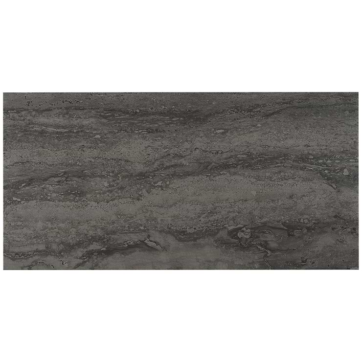 Tepoca Night Black Loose Lay 12x24 Luxury Vinyl Tile