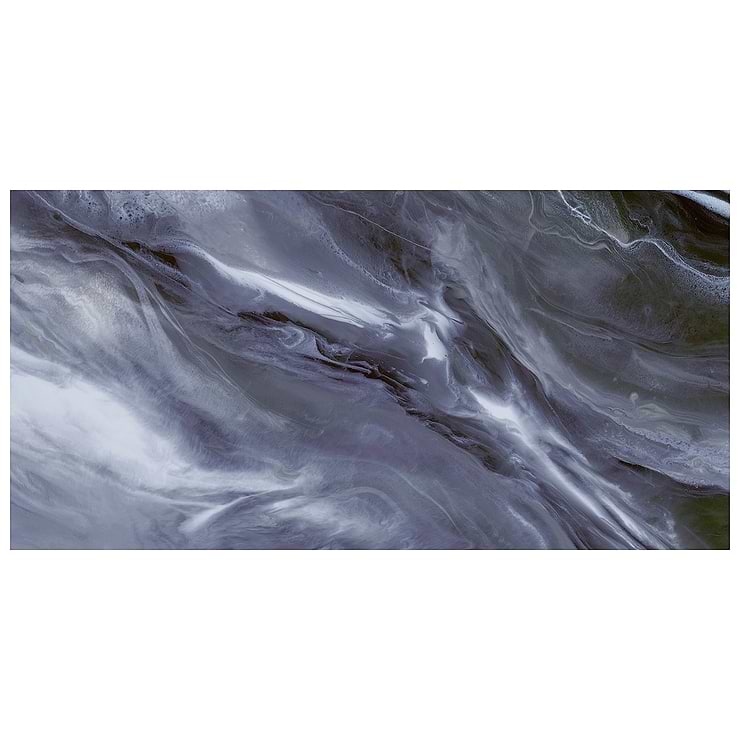 Waverly Blue 24x48 Polished Porcelain Tile