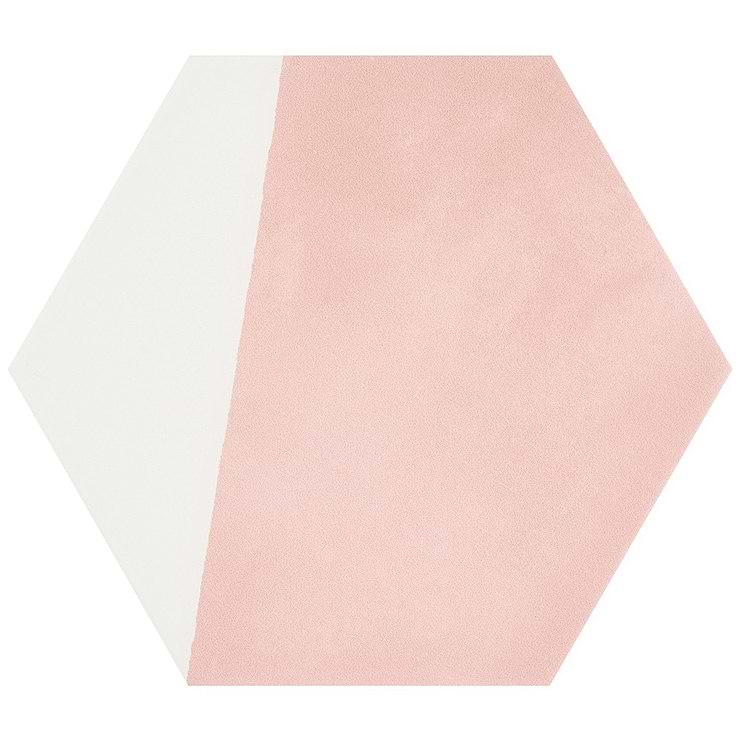 HexArt Pop Rose 8" Hexagon Matte Porcelain Tile