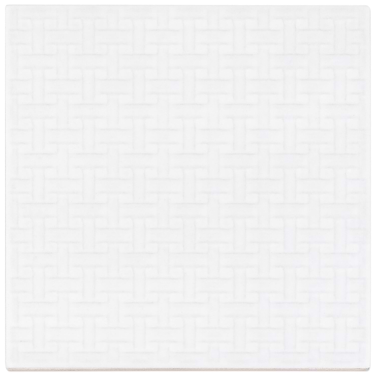 Sacramento Decor Snow 6x6 Matte Porcelain Tile