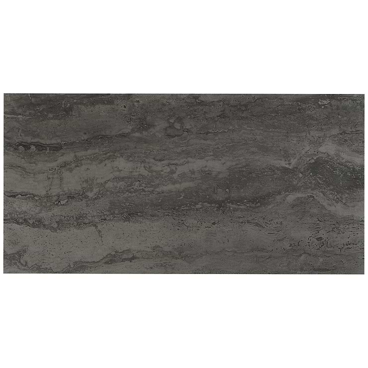 Tepoca Night Black Loose Lay 12x24 Luxury Vinyl Tile