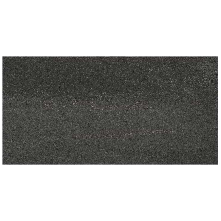 Karo Black 12x24 Matte Porcelain Tile