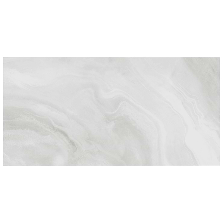 Waverly White 24x48 Polished Porcelain Tile