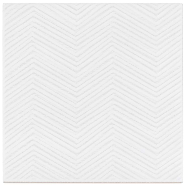 Sacramento Decor Snow 6x6 Matte Porcelain Tile
