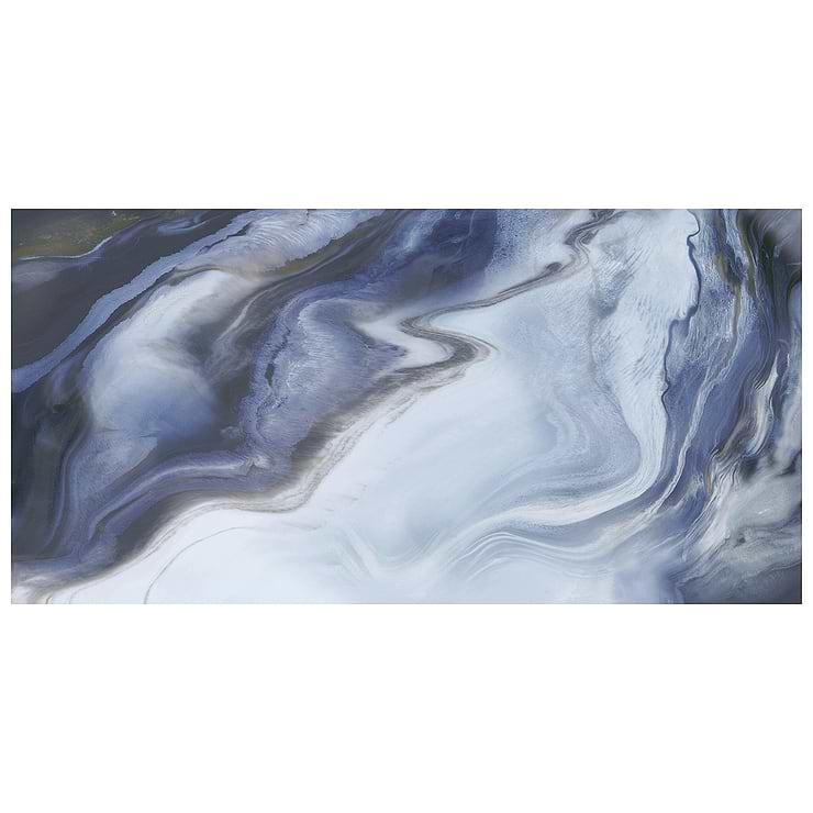 Waverly Blue 24x48 Polished Porcelain Tile