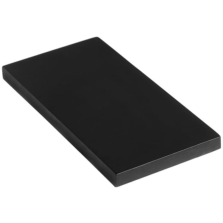 Nero Marquina Black 3x6 Honed Marble Subway Tile