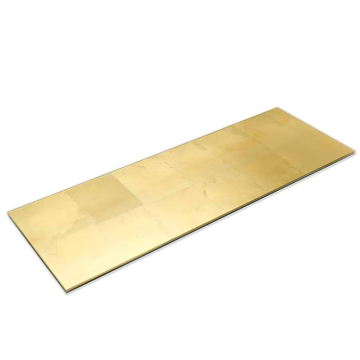 Requiem Gold 10x30 Glass Tile