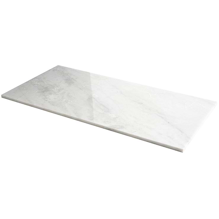 Alaska White 12x24" Polished Marble Tile