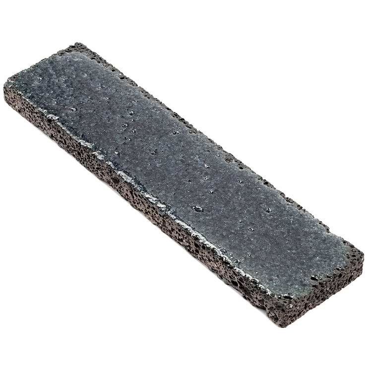 Lava Stone Black 3x12 Subway Tile