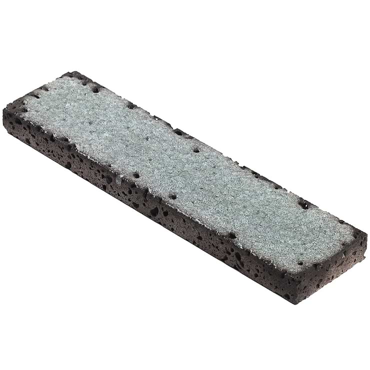 LavaArt Caspian Gray 3x12" Brick Look Crackled Glossy Lava Stone Subway Tile