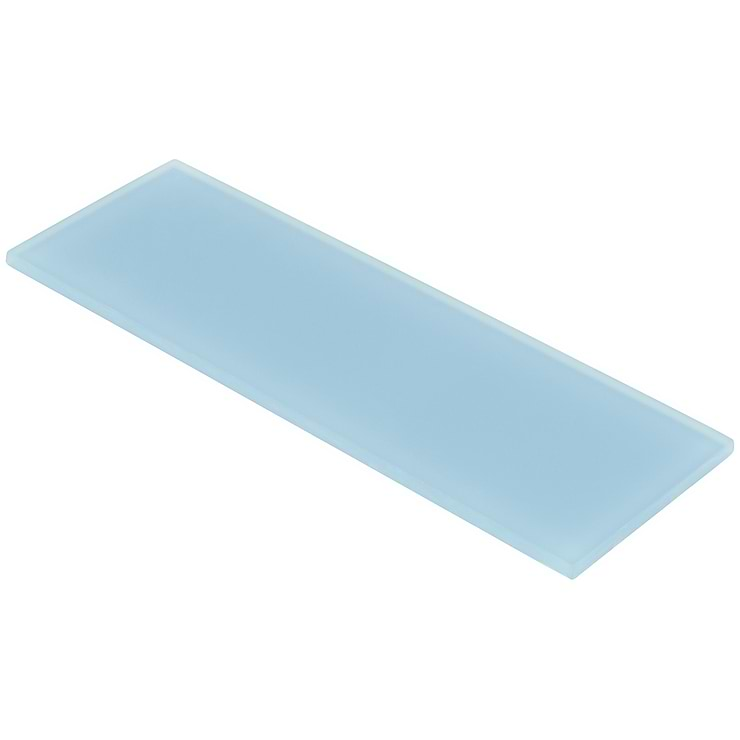 Loft Blue Gray 4x12 Frosted Glass Tile