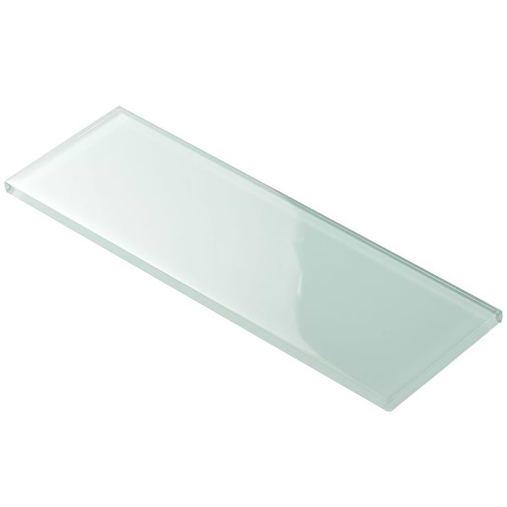 Loft Seafoam Green 4x12 Polished Glass Subway Tile