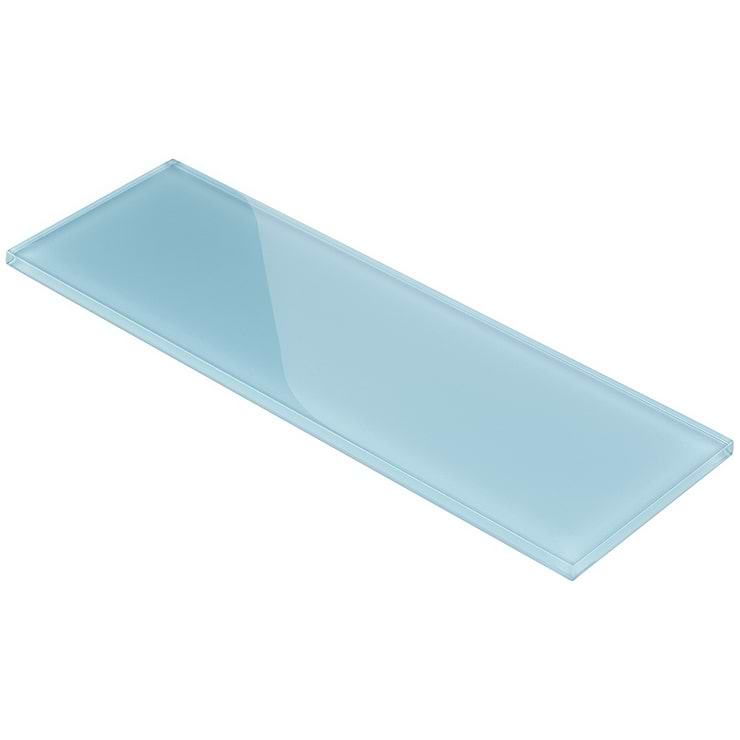 Loft Turquoise 4x12 Polished Glass Tile