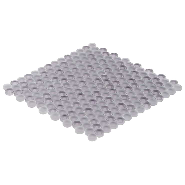 Loft Wisteria 3/4" Penny Round Glass Tile