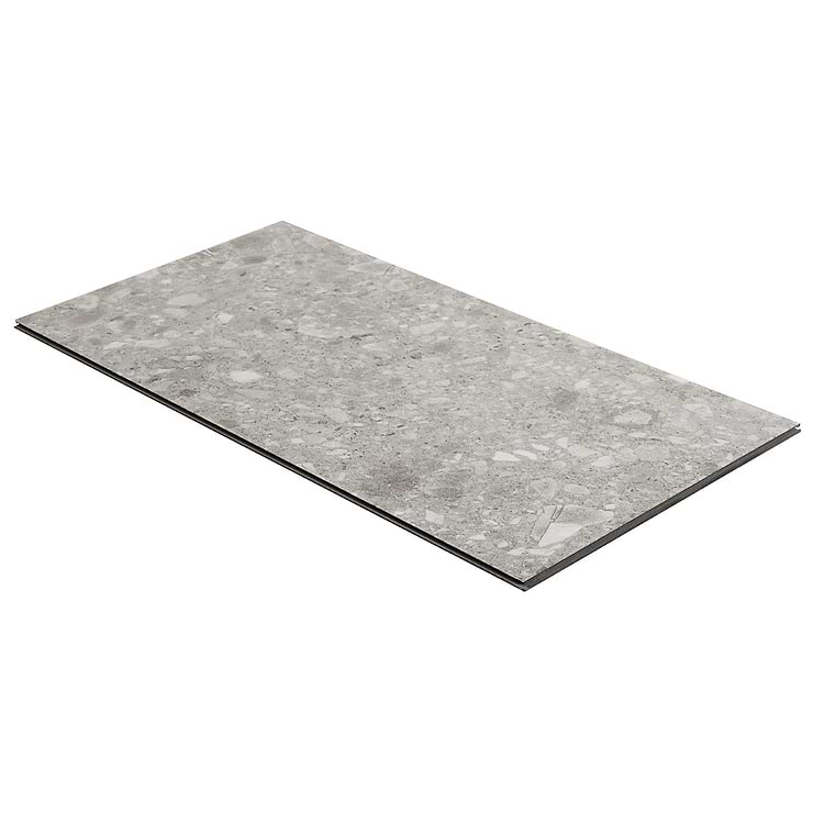 Rizo LVT Gray 12x24 Rigid Core Click Luxury Vinyl Tile 