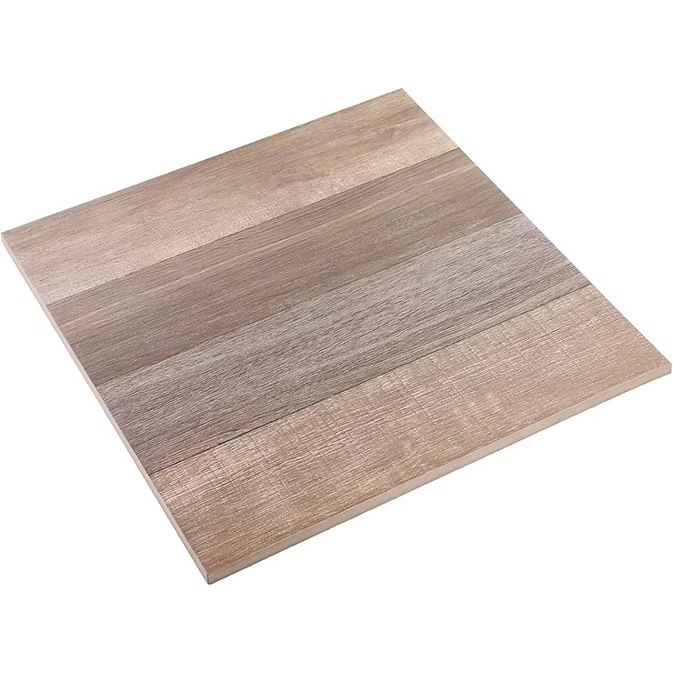 Spruce Wood Walnut 24x24 Textured Wood Look Porcelain 2CM Outdoor Paver