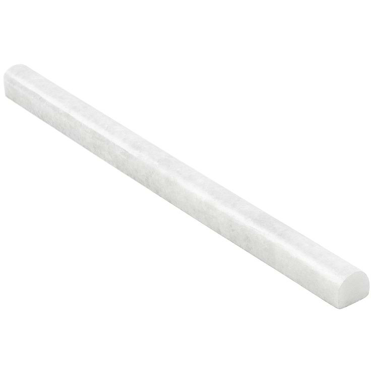 Biarritz White 1x12 Polished Marble Pencil Molding