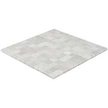 Ice Gray 1x1 Honed Marble Mosaic