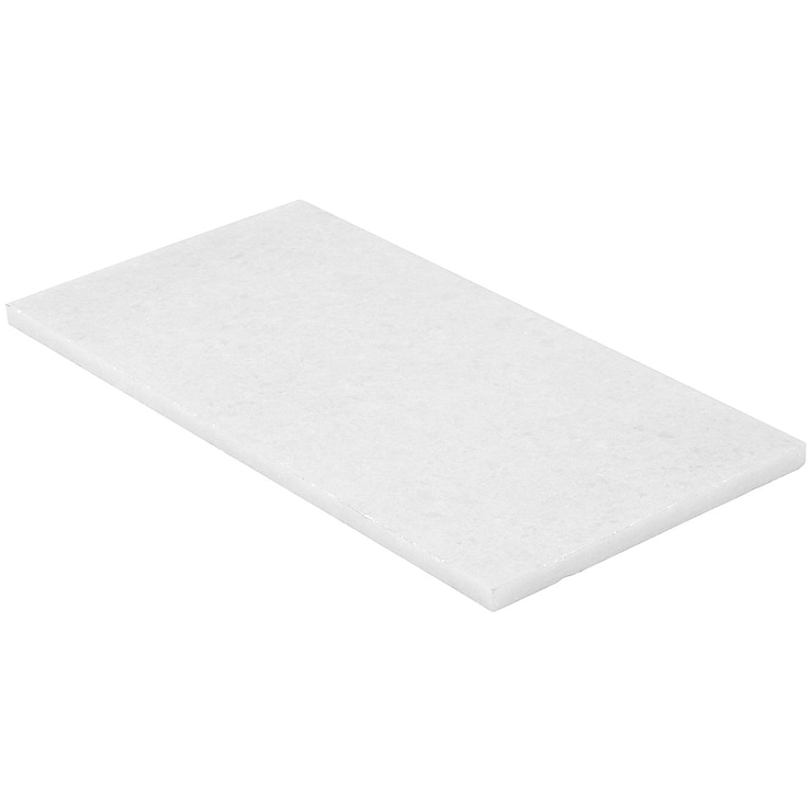 Snow White 6x12 Honed Marble Tile