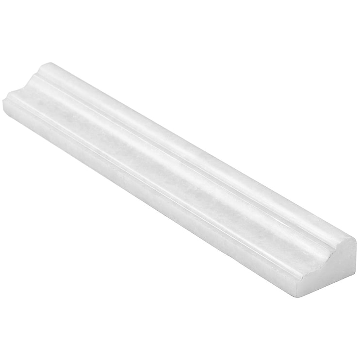 Snow White 2x12 Polished Marble Cornice Molding