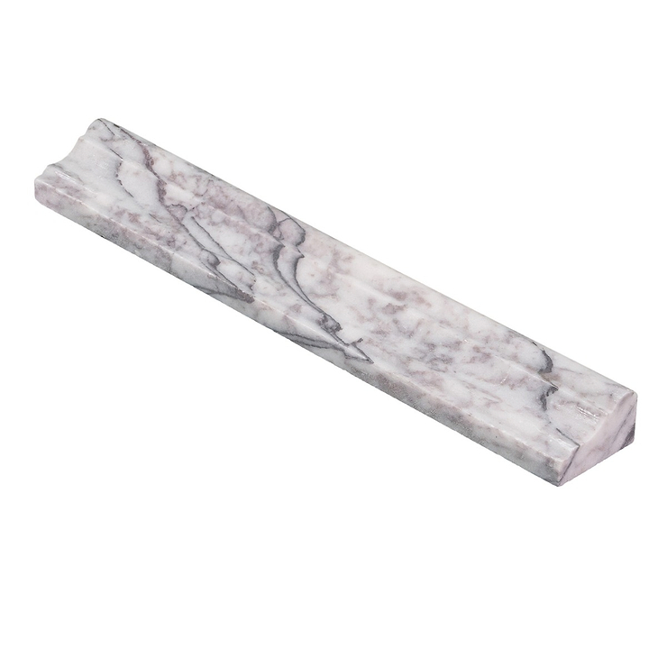 Lilac White 2x12 Honed Cornice Molding