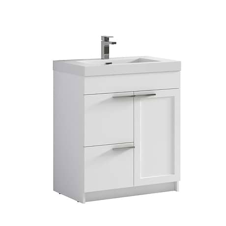 Mona 30" White Vanity And Counter