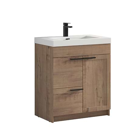 Mona 30" Classic Oak Vanity And Counter