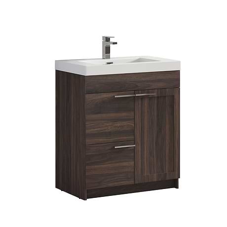 Mona 30" Cali Walnut Vanity And Counter