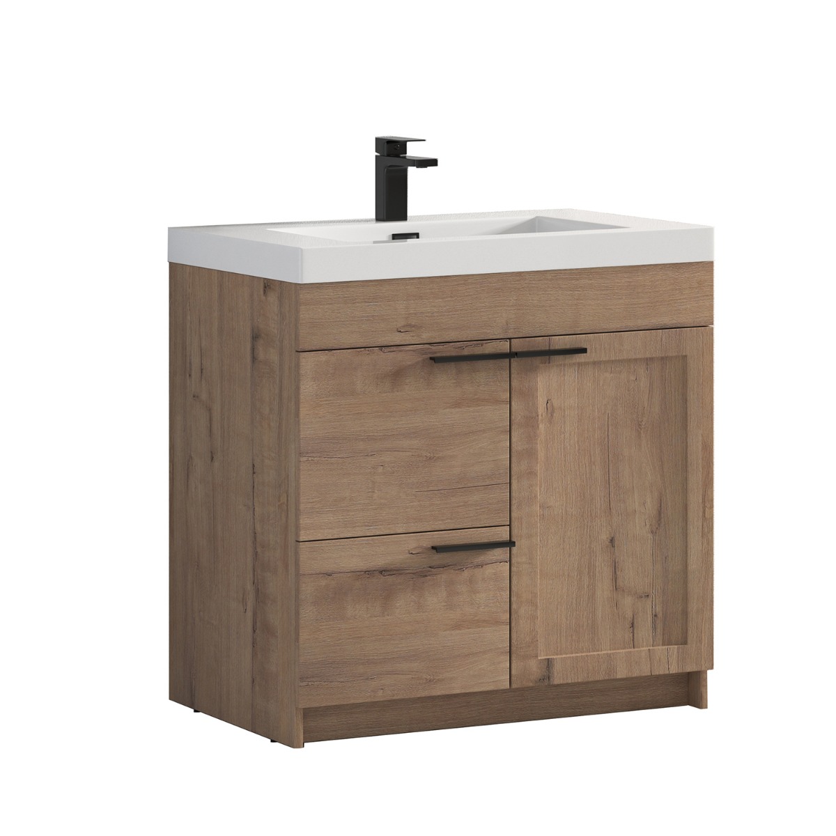 Mona 36" Classic Oak Vanity And Counter