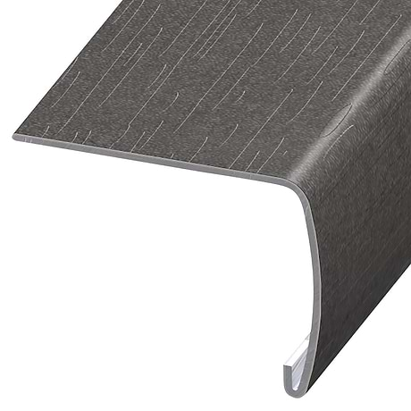 Bond LVT Venom Black 2x1.5x94" VersaEdge Xtra Tall Stair Nose by Versatrim