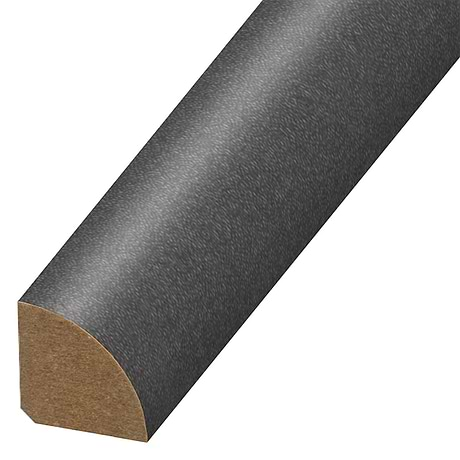 Bond LVT Venom Black .75x94" LVT Quarter Round Molding by Versatrim