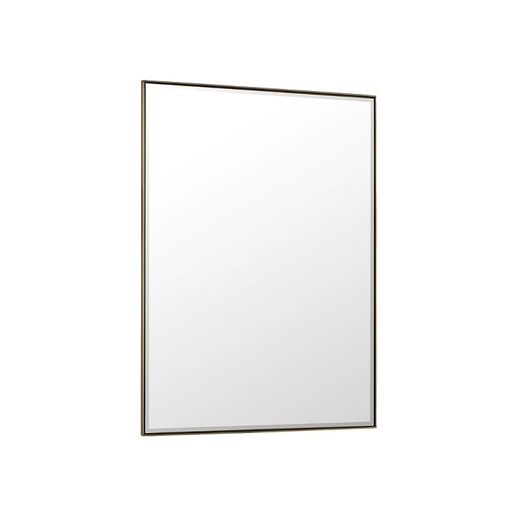 James Martin Vanities Rohe Champagne Brass 30x40" Rectangle Mirror