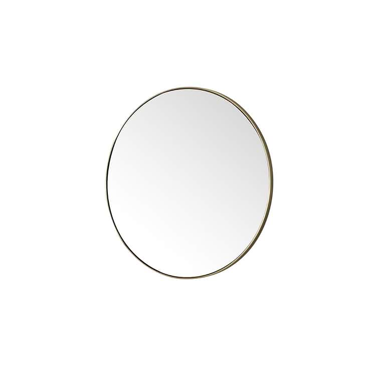 James Martin Vanities Rohe Champagne Brass 30" Round Mirror