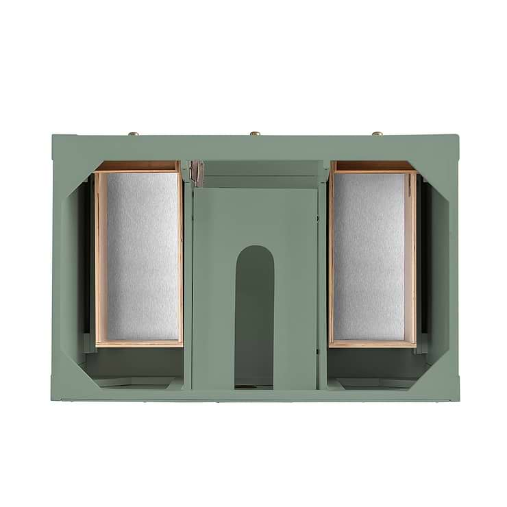 James Martin Vanities Breckenridge Smokey Celadon Green 36" Single Vanity with Ethereal Noctis Quartz Top