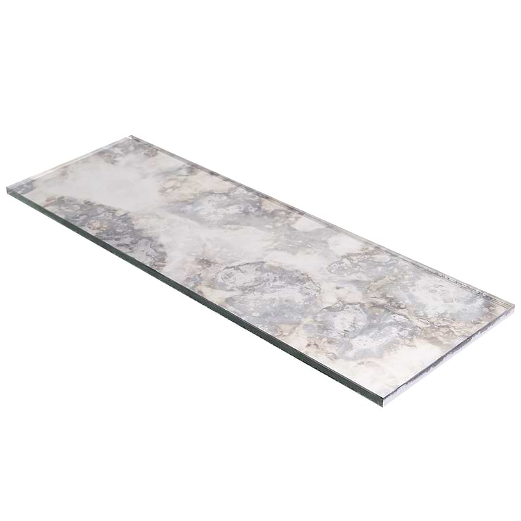 Vilna Antique Mirror Argenta 6x18 Glass Tile