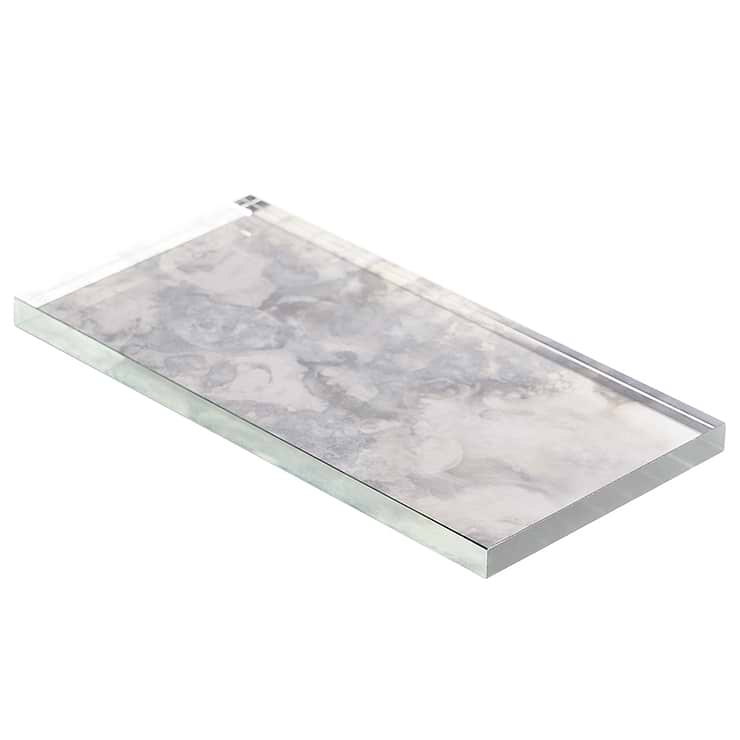 Vilna Antique Mirror Argenta 3x6 Glass Tile