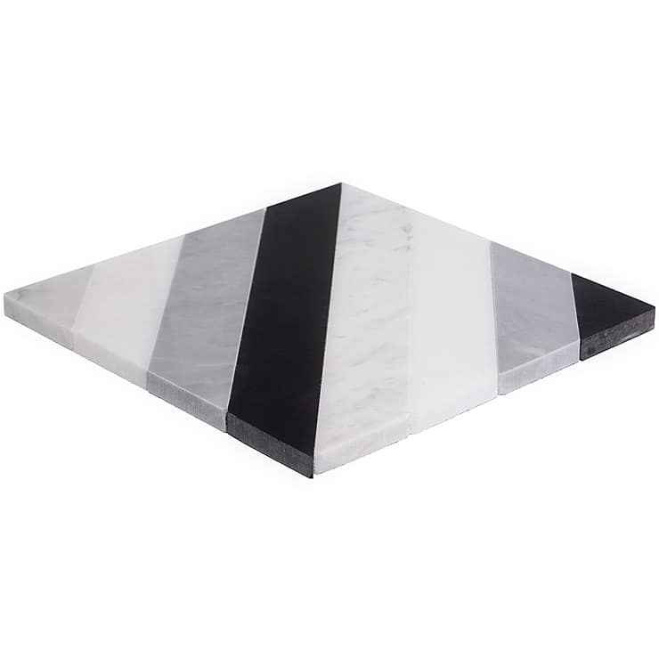 Bowery Allascala 8x8 Polished Marble Mosaic Tile