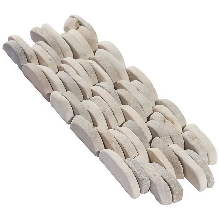 Nature Lombok Stacked Pebble Mosaic