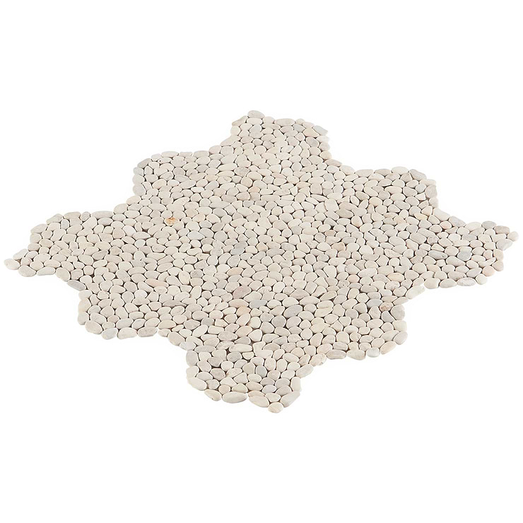 Nature Lovina White Micro Pebble Mosaic