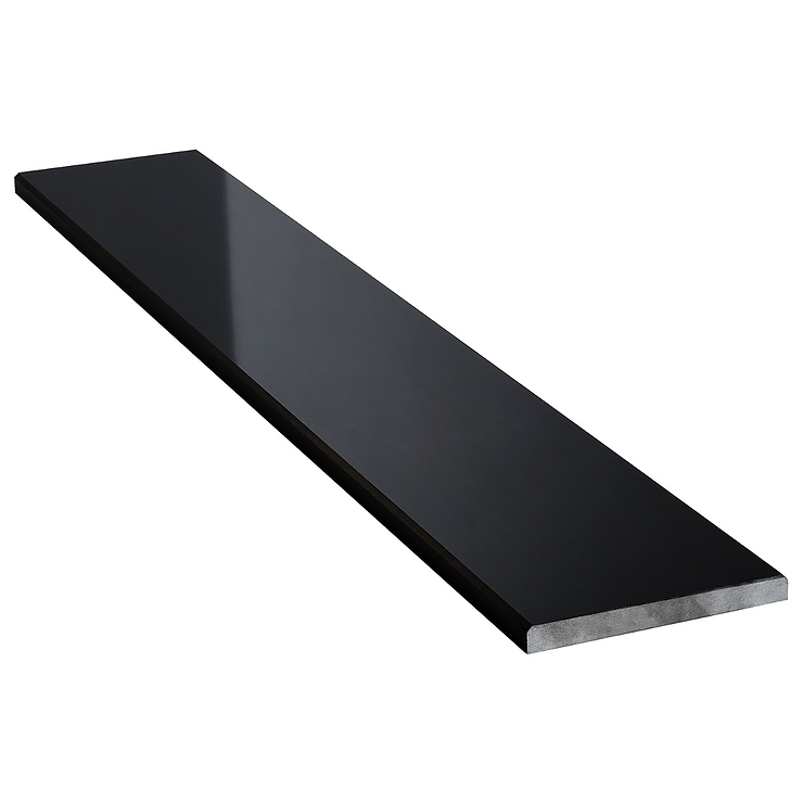 Pure Black 6x36 Engineered Stone Threshold Saddle