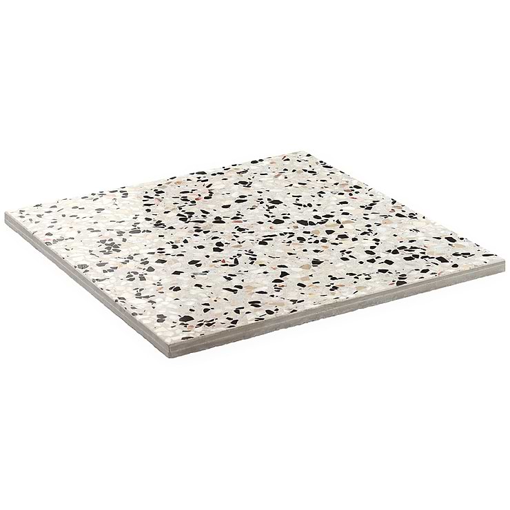 True Terrazzo Foro Beige 16x16 Polished Terrazzo Tile