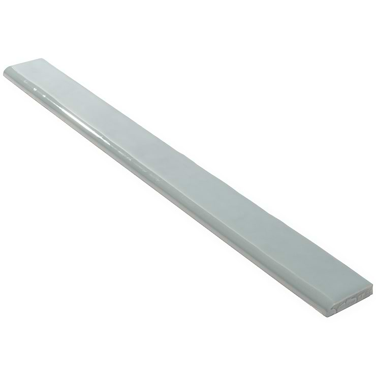 Carolina Sky 2x20 Polished Ceramic Bullnose 