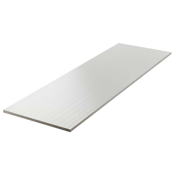 Reverb Linear White 12x36 3D Matte Ceramic Tile