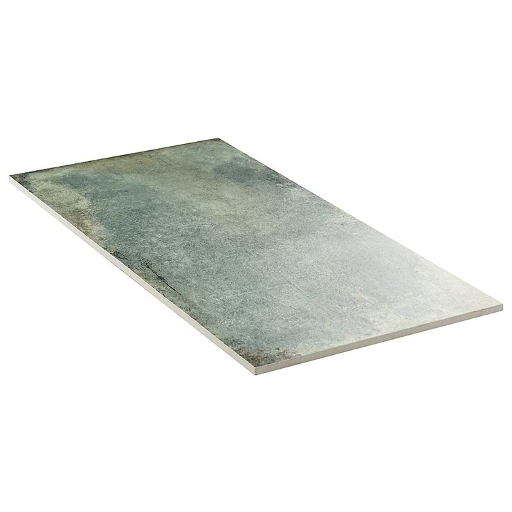 Sample-Angela Harris Flatiron Aquamarine Matte Porcelain Tile