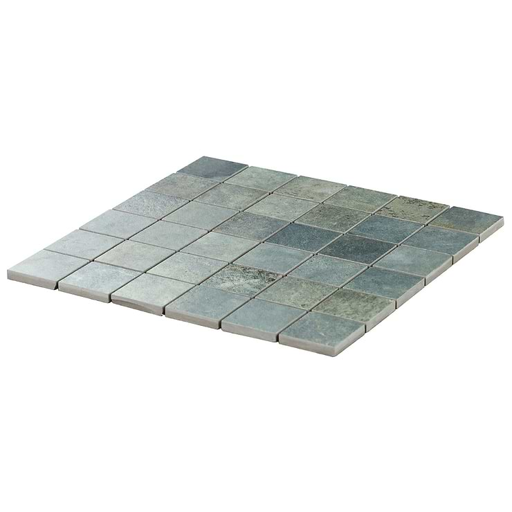 Angela Harris Flatiron Aquamarine 2x2 Porcelain Matte Mosaic