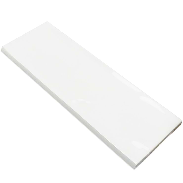 Santa Monica White 4x12 Bullnose