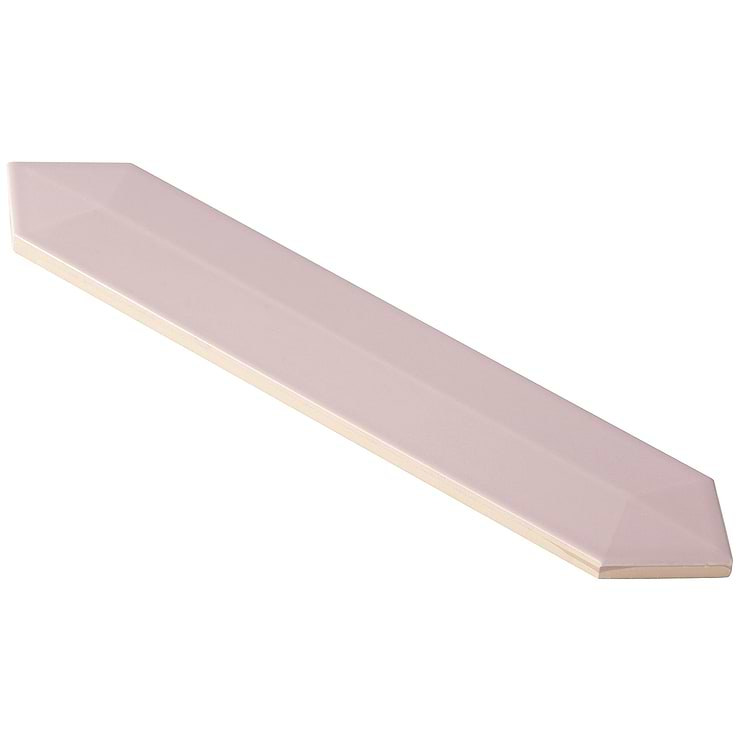 Kent Pink 3x12 Contour 3D Picket Polished Ceramic Wall Tile