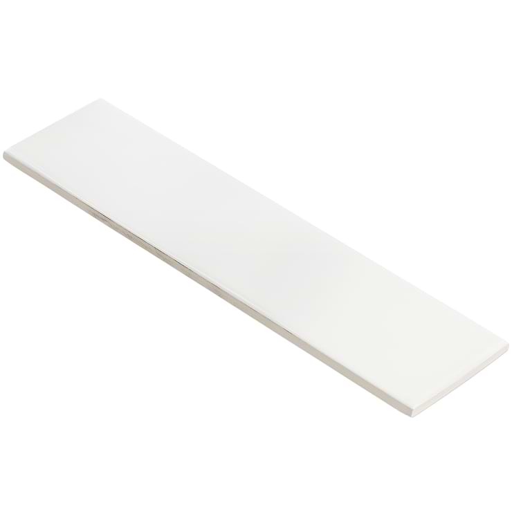 Manchester Bianco White 3x12 Polished Ceramic Subway Tile